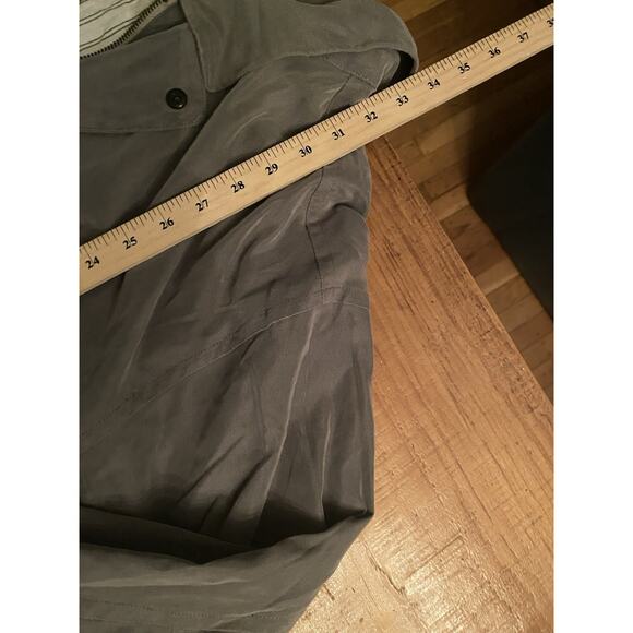 Vintage Nautica Sailing Jacket Army Green Coat 90s Olive L - Picture 9 of 13